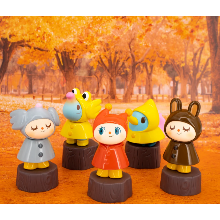 GREENIE & ELFIE RAINY DAY (AUTUMN EDITION) set of 6